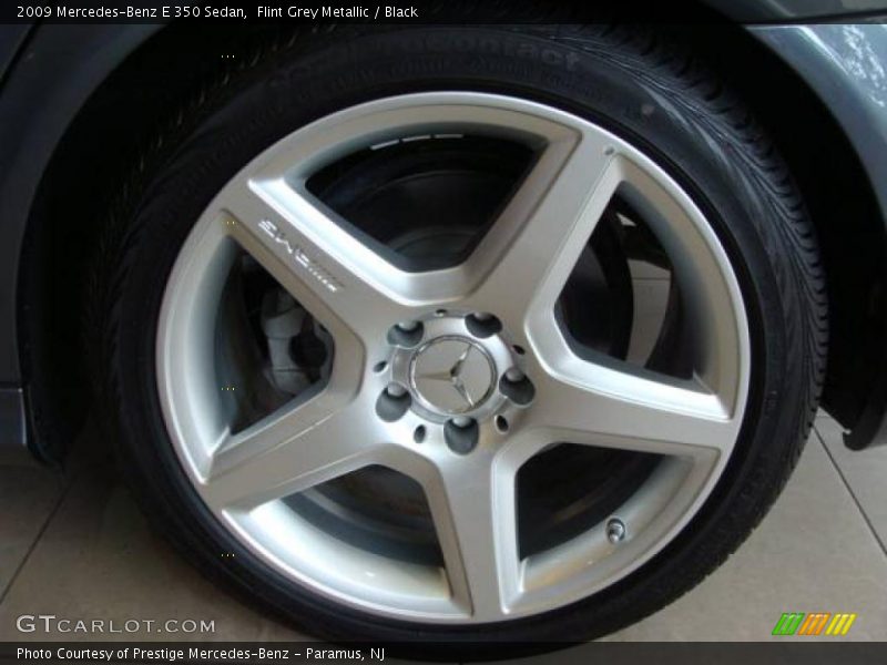 Flint Grey Metallic / Black 2009 Mercedes-Benz E 350 Sedan