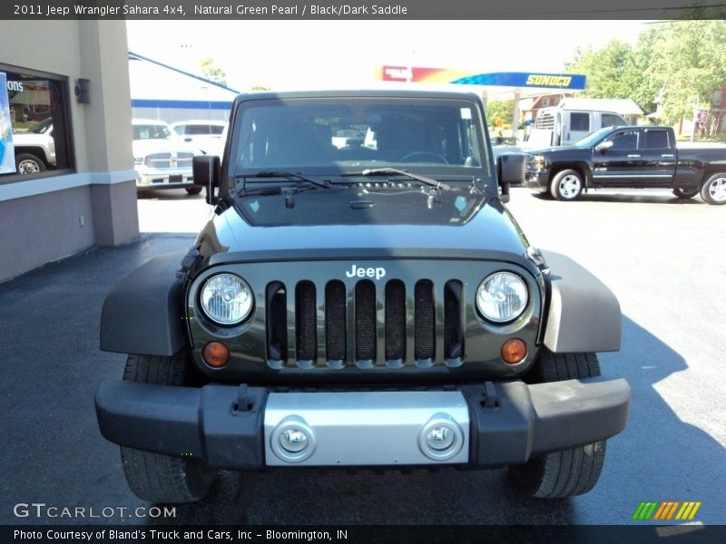 Natural Green Pearl / Black/Dark Saddle 2011 Jeep Wrangler Sahara 4x4