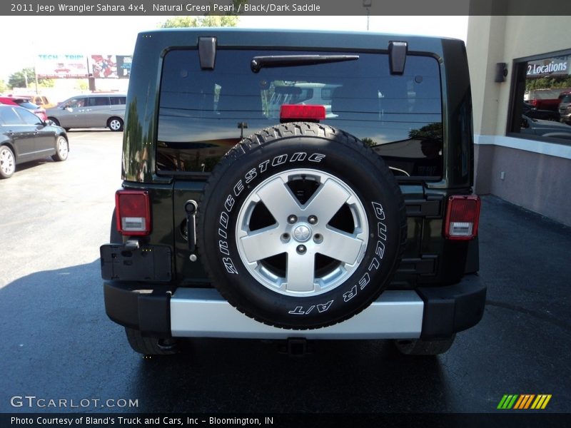 Natural Green Pearl / Black/Dark Saddle 2011 Jeep Wrangler Sahara 4x4