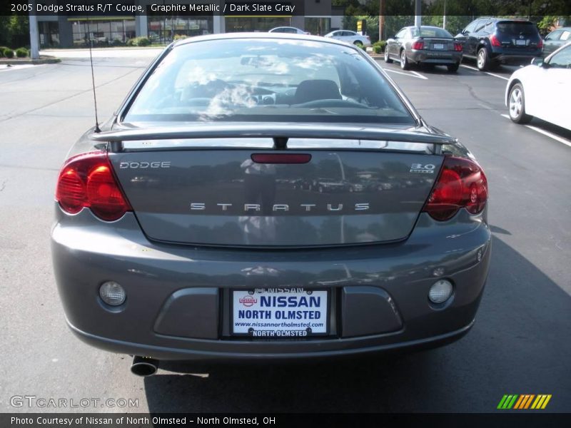 Graphite Metallic / Dark Slate Gray 2005 Dodge Stratus R/T Coupe