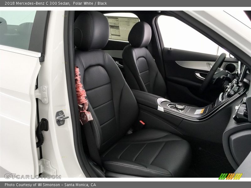 Polar White / Black 2018 Mercedes-Benz C 300 Sedan