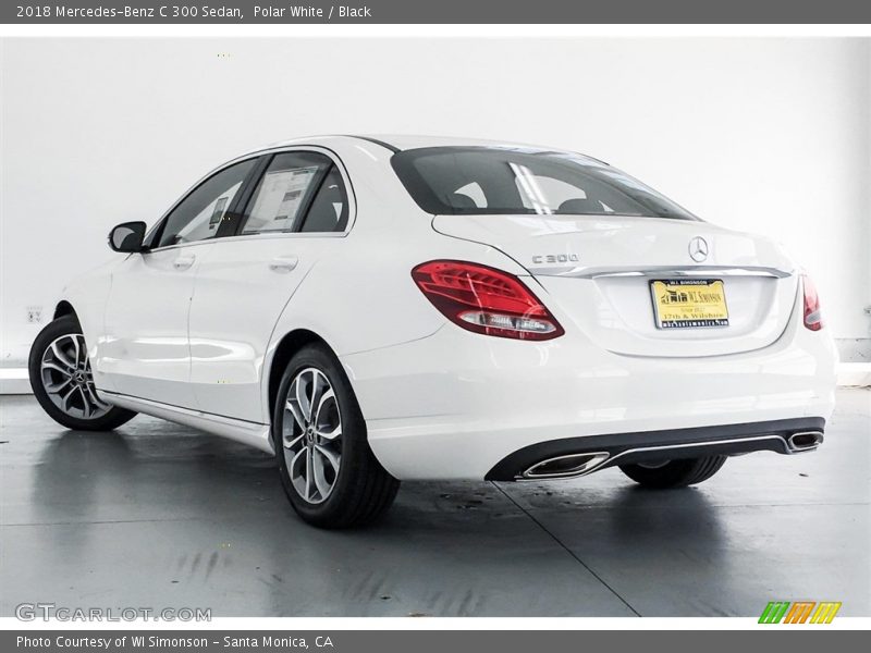Polar White / Black 2018 Mercedes-Benz C 300 Sedan