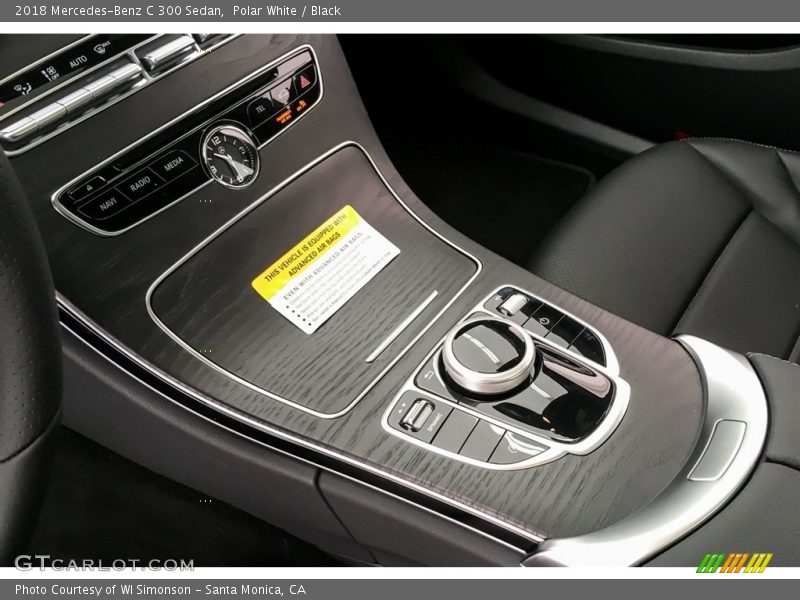 Polar White / Black 2018 Mercedes-Benz C 300 Sedan