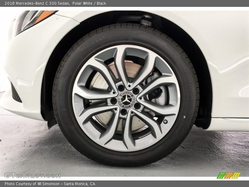 Polar White / Black 2018 Mercedes-Benz C 300 Sedan