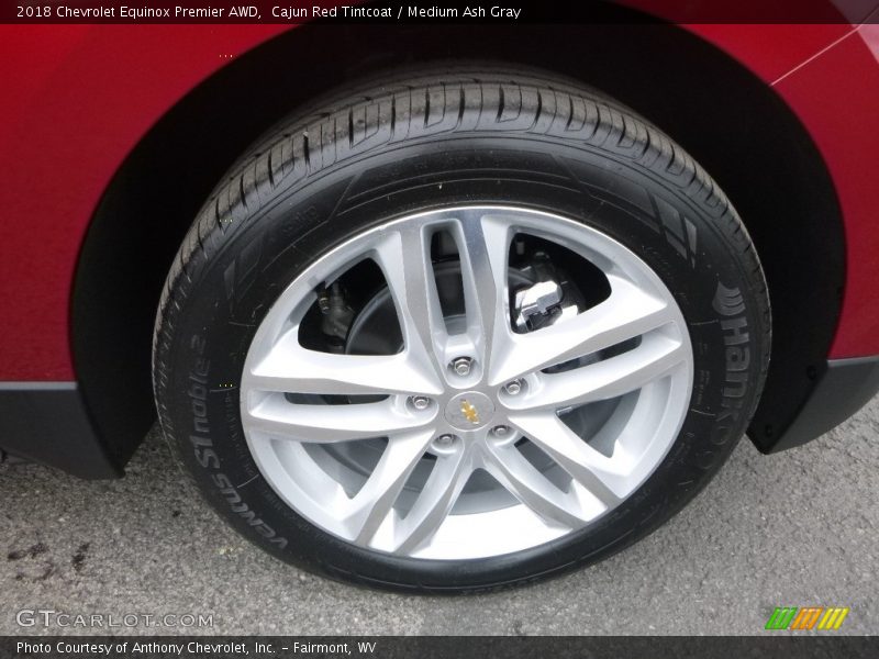 Cajun Red Tintcoat / Medium Ash Gray 2018 Chevrolet Equinox Premier AWD