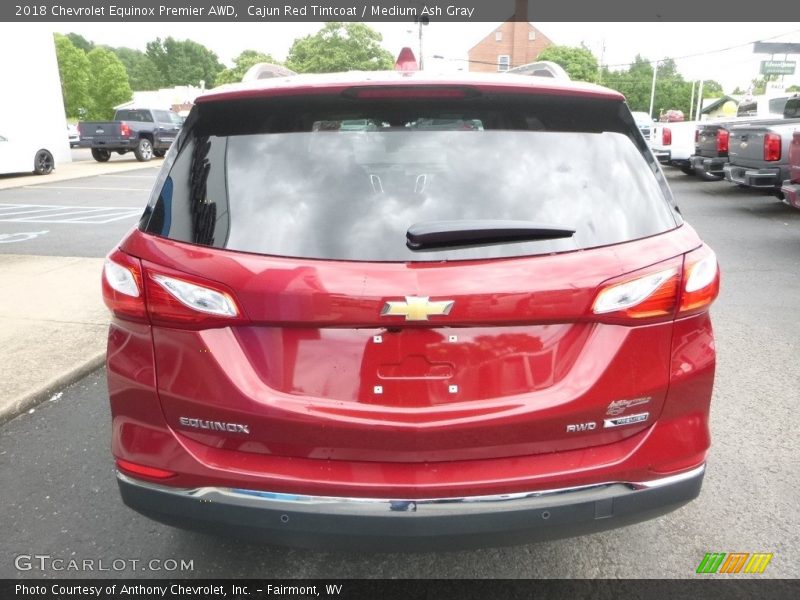 Cajun Red Tintcoat / Medium Ash Gray 2018 Chevrolet Equinox Premier AWD