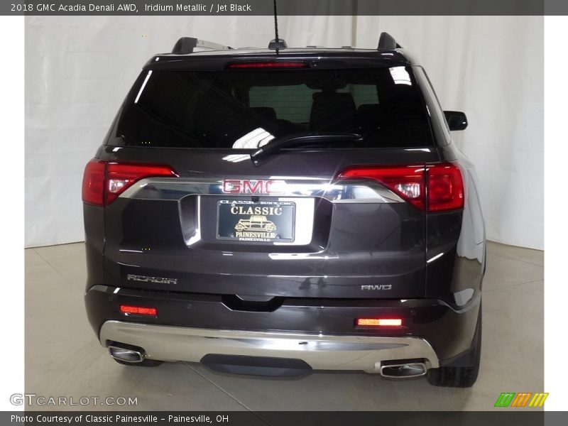 Iridium Metallic / Jet Black 2018 GMC Acadia Denali AWD
