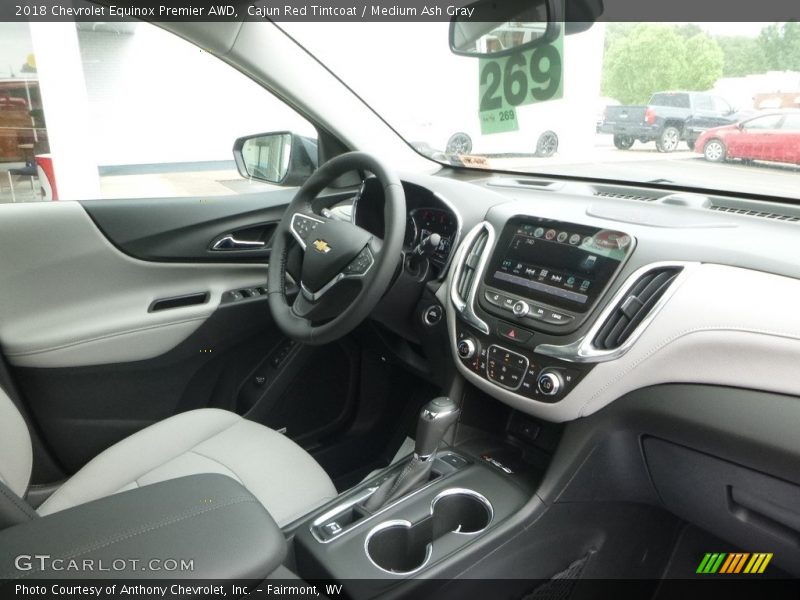 Cajun Red Tintcoat / Medium Ash Gray 2018 Chevrolet Equinox Premier AWD
