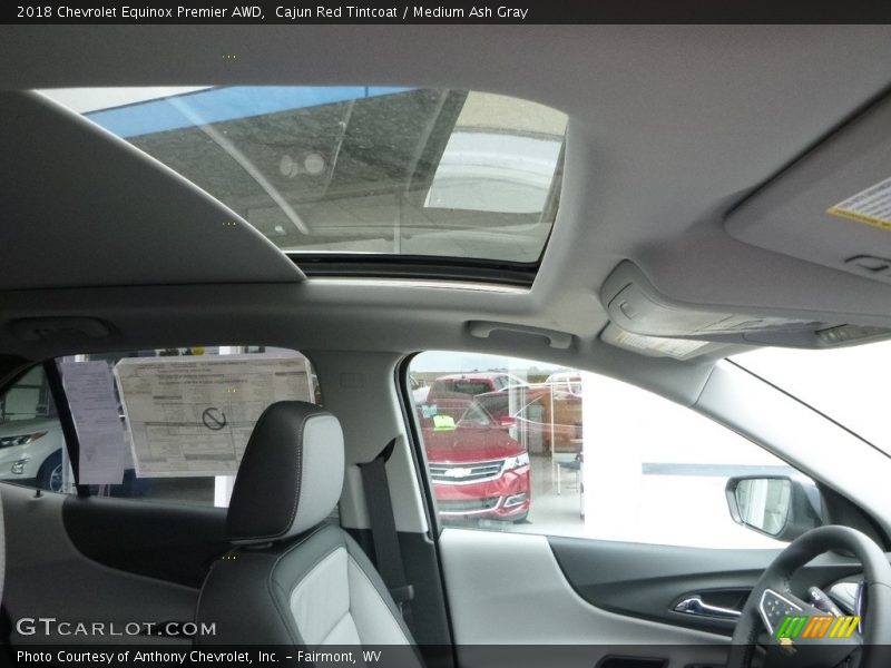 Cajun Red Tintcoat / Medium Ash Gray 2018 Chevrolet Equinox Premier AWD