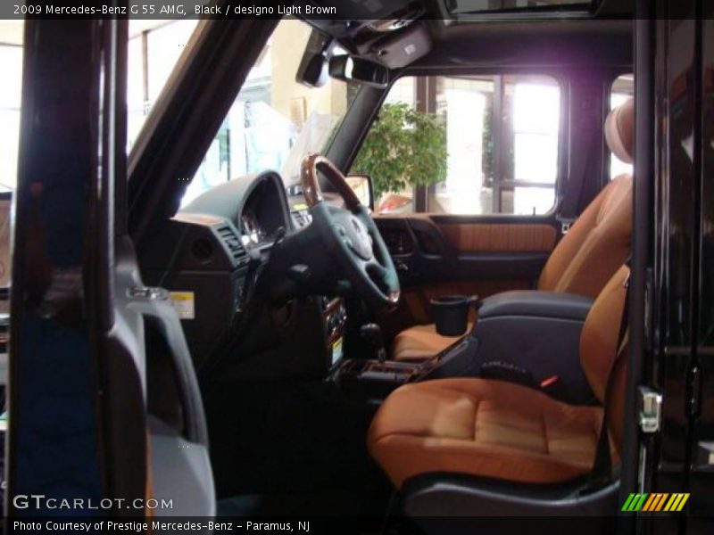 Black / designo Light Brown 2009 Mercedes-Benz G 55 AMG
