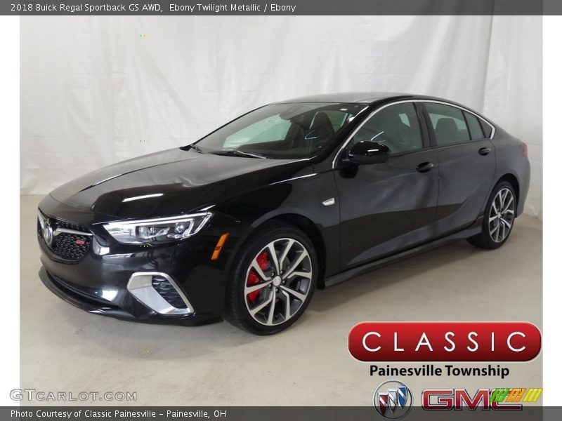Ebony Twilight Metallic / Ebony 2018 Buick Regal Sportback GS AWD