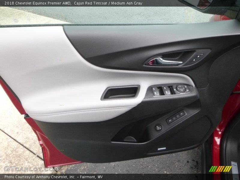 Cajun Red Tintcoat / Medium Ash Gray 2018 Chevrolet Equinox Premier AWD