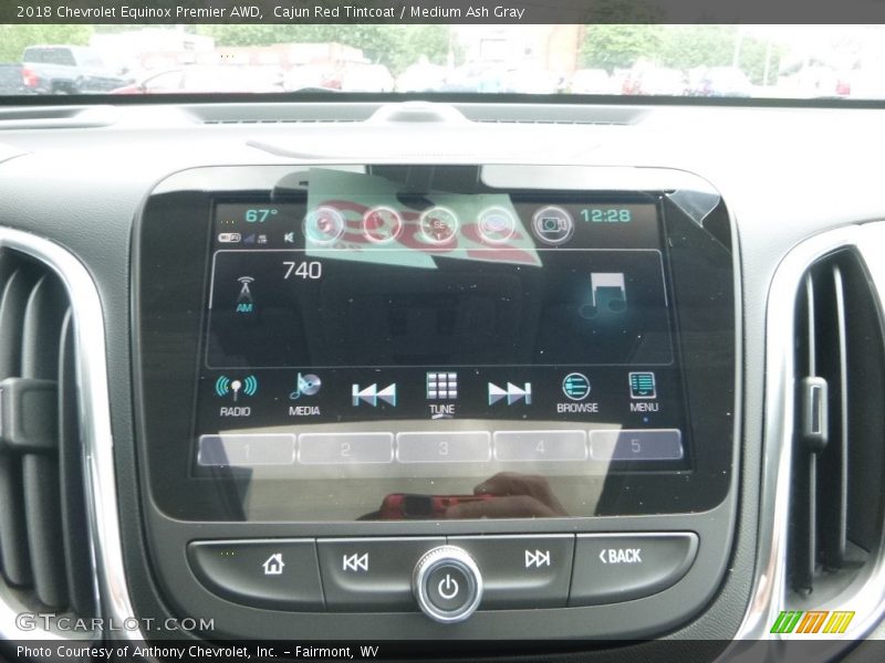 Cajun Red Tintcoat / Medium Ash Gray 2018 Chevrolet Equinox Premier AWD