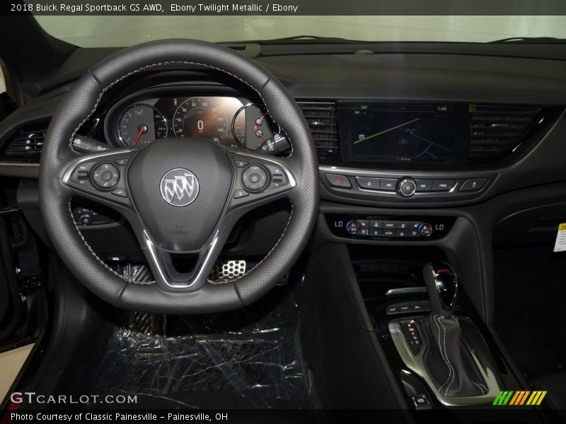 Ebony Twilight Metallic / Ebony 2018 Buick Regal Sportback GS AWD