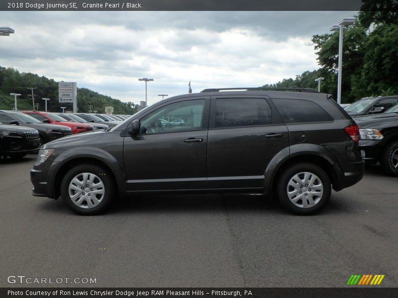 Granite Pearl / Black 2018 Dodge Journey SE