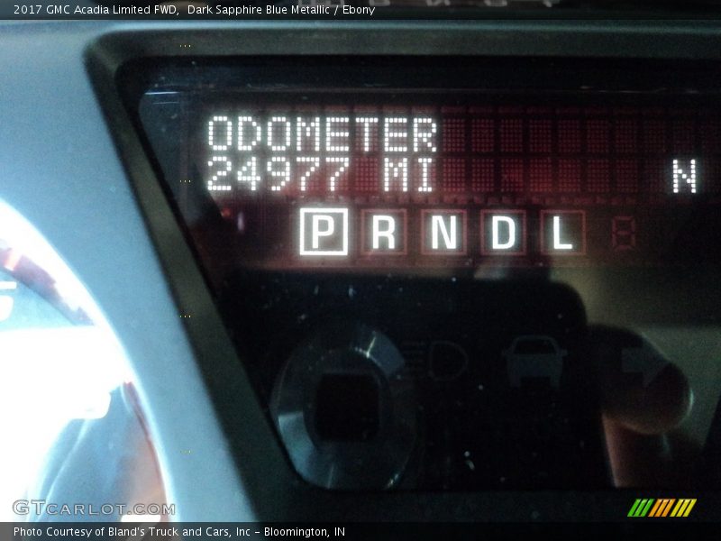 Dark Sapphire Blue Metallic / Ebony 2017 GMC Acadia Limited FWD