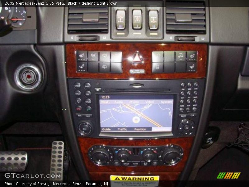 Black / designo Light Brown 2009 Mercedes-Benz G 55 AMG