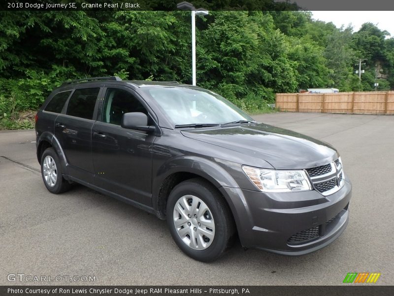 Granite Pearl / Black 2018 Dodge Journey SE