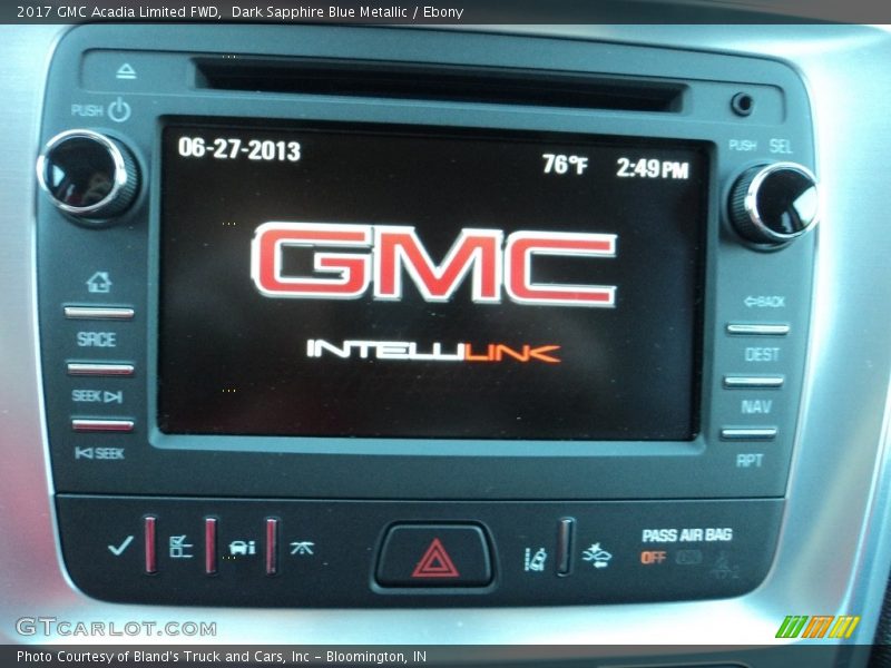 Dark Sapphire Blue Metallic / Ebony 2017 GMC Acadia Limited FWD