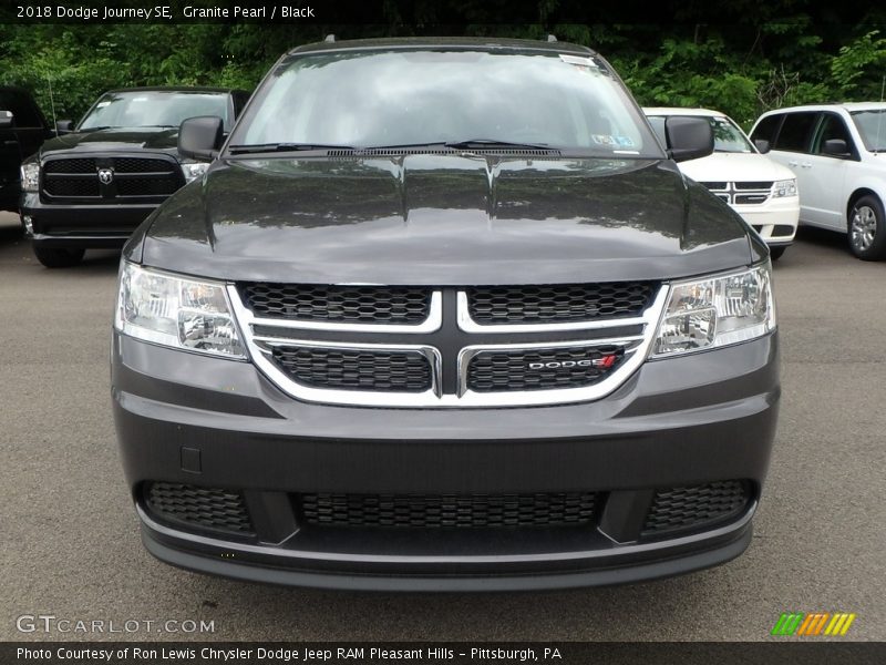 Granite Pearl / Black 2018 Dodge Journey SE