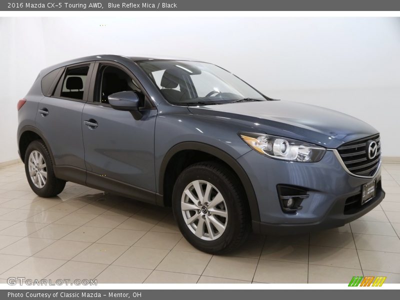 Blue Reflex Mica / Black 2016 Mazda CX-5 Touring AWD