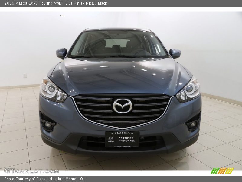 Blue Reflex Mica / Black 2016 Mazda CX-5 Touring AWD