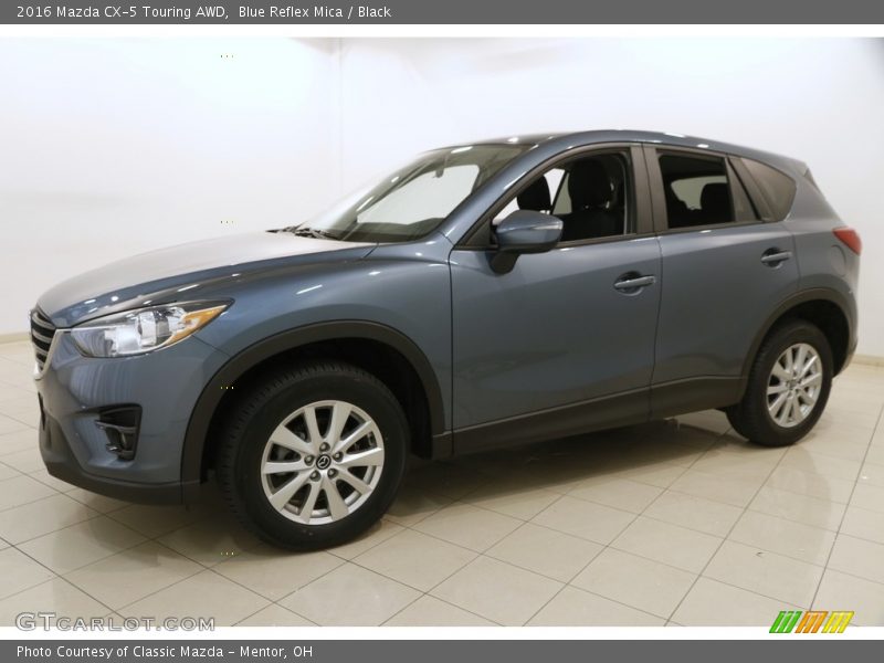 Blue Reflex Mica / Black 2016 Mazda CX-5 Touring AWD