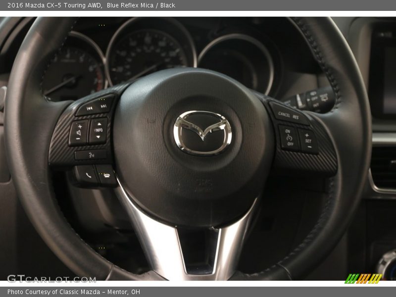 Blue Reflex Mica / Black 2016 Mazda CX-5 Touring AWD