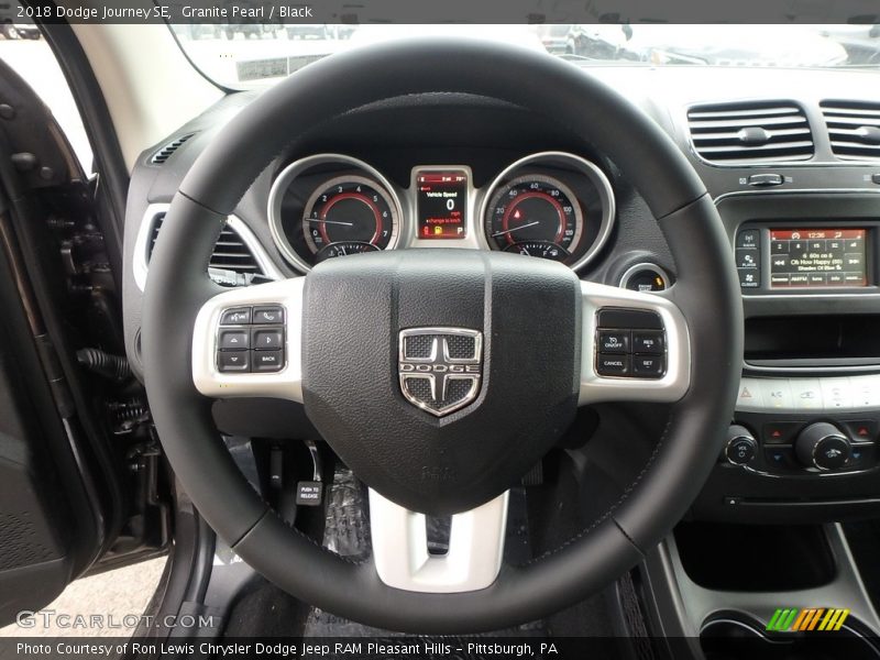 Granite Pearl / Black 2018 Dodge Journey SE