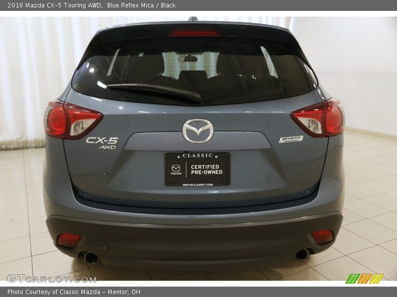 Blue Reflex Mica / Black 2016 Mazda CX-5 Touring AWD