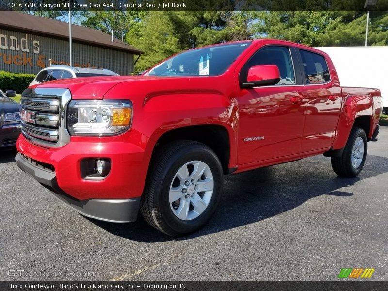 Cardinal Red / Jet Black 2016 GMC Canyon SLE Crew Cab 4x4