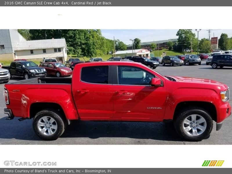 Cardinal Red / Jet Black 2016 GMC Canyon SLE Crew Cab 4x4