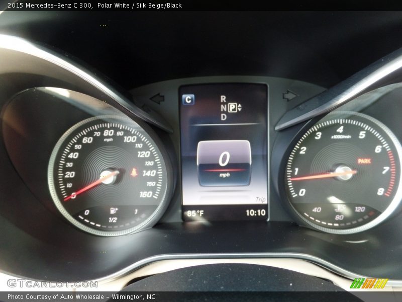 Polar White / Silk Beige/Black 2015 Mercedes-Benz C 300