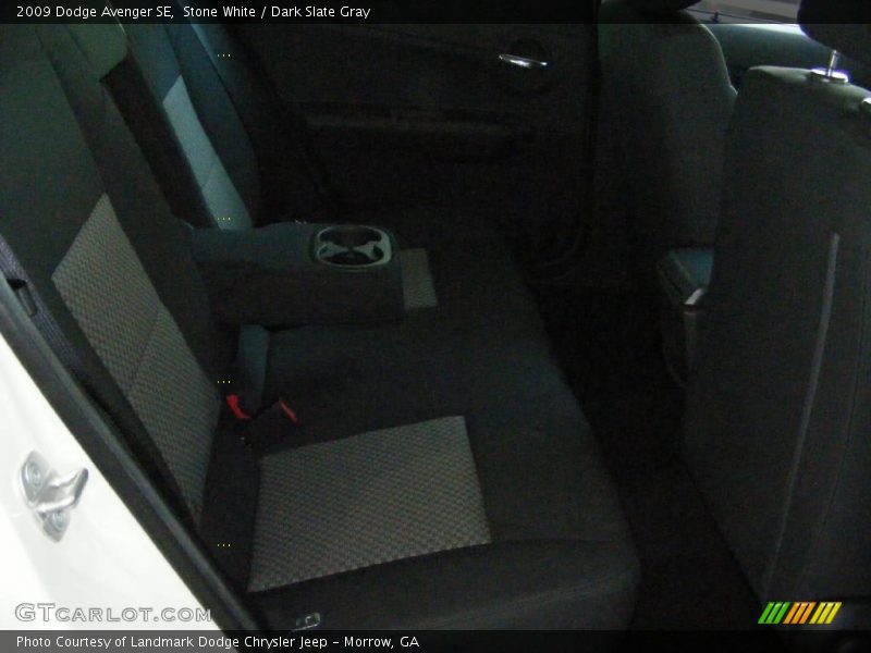 Stone White / Dark Slate Gray 2009 Dodge Avenger SE