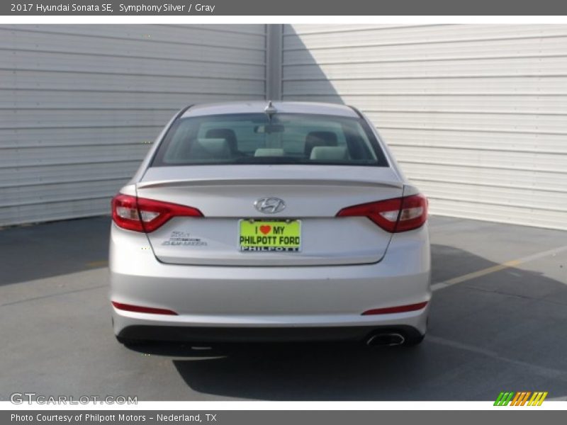 Symphony Silver / Gray 2017 Hyundai Sonata SE