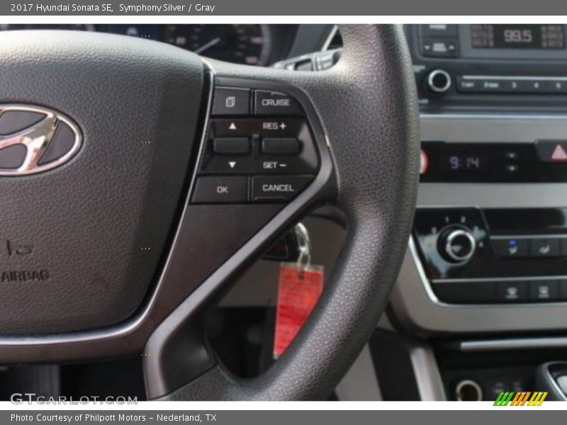 Symphony Silver / Gray 2017 Hyundai Sonata SE