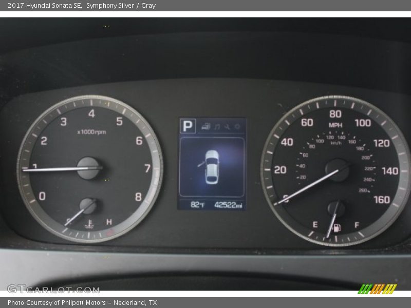 Symphony Silver / Gray 2017 Hyundai Sonata SE