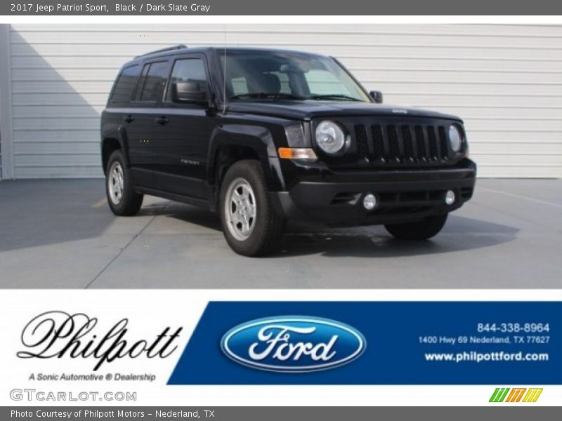 Black / Dark Slate Gray 2017 Jeep Patriot Sport