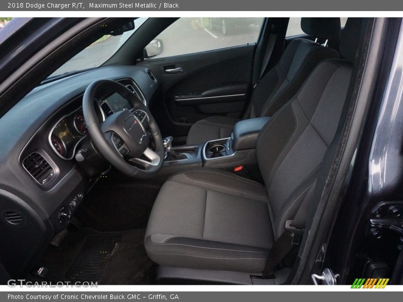 Maximum Steel Metallic / Black 2018 Dodge Charger R/T