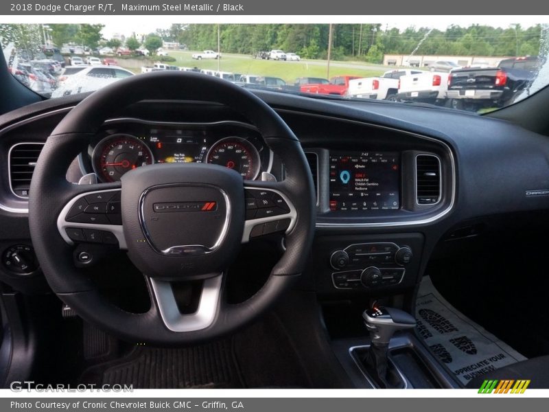 Maximum Steel Metallic / Black 2018 Dodge Charger R/T
