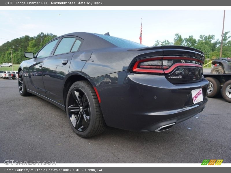 Maximum Steel Metallic / Black 2018 Dodge Charger R/T