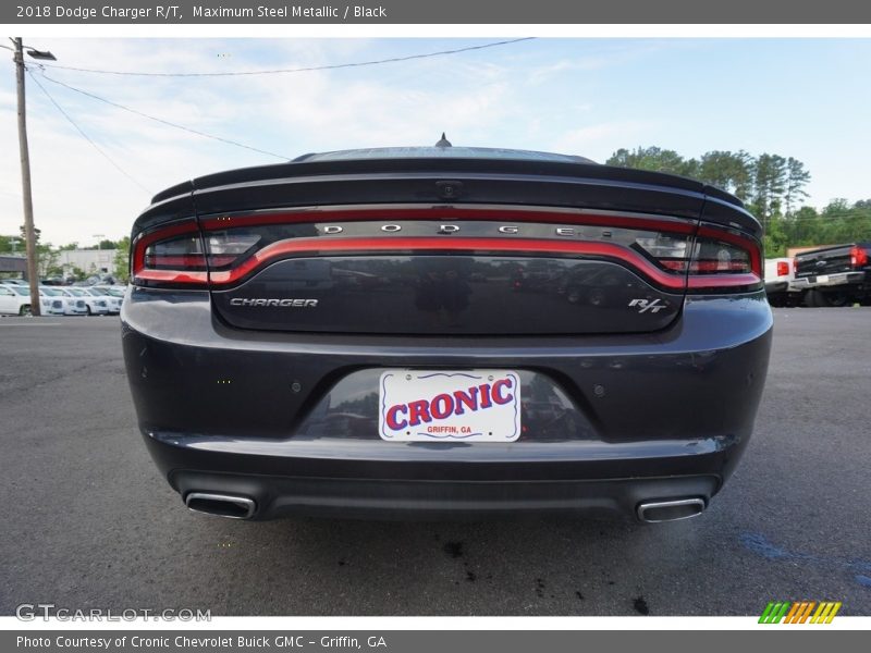 Maximum Steel Metallic / Black 2018 Dodge Charger R/T