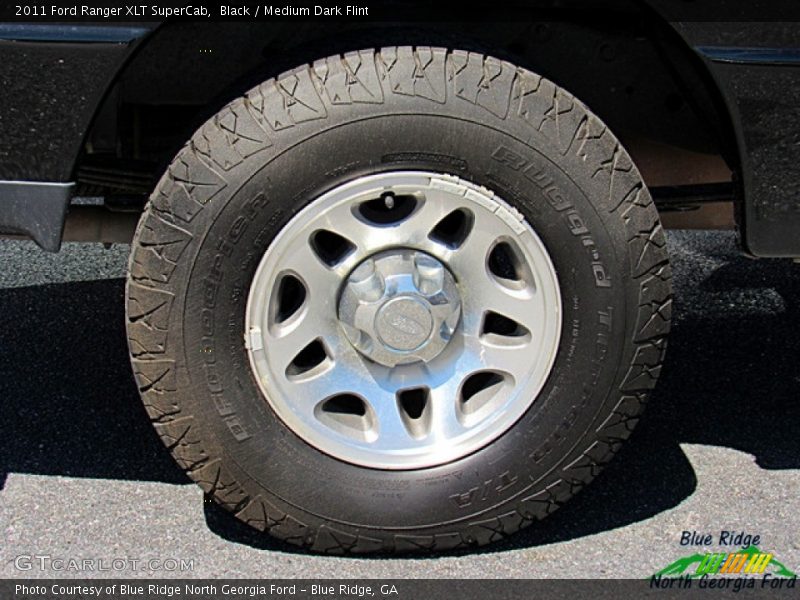 Black / Medium Dark Flint 2011 Ford Ranger XLT SuperCab