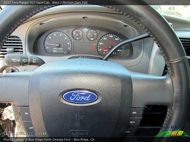 Black / Medium Dark Flint 2011 Ford Ranger XLT SuperCab