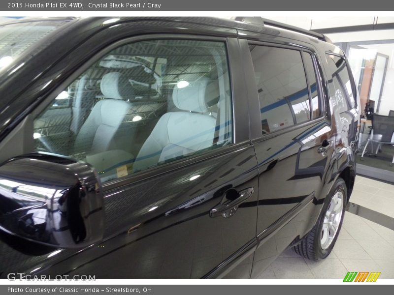 Crystal Black Pearl / Gray 2015 Honda Pilot EX 4WD