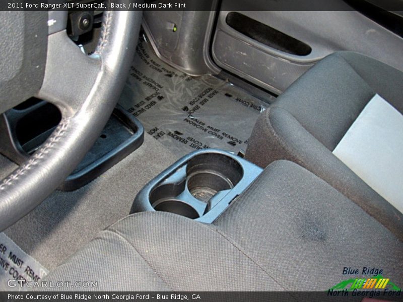 Black / Medium Dark Flint 2011 Ford Ranger XLT SuperCab