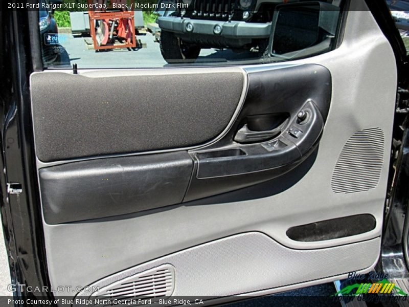 Black / Medium Dark Flint 2011 Ford Ranger XLT SuperCab