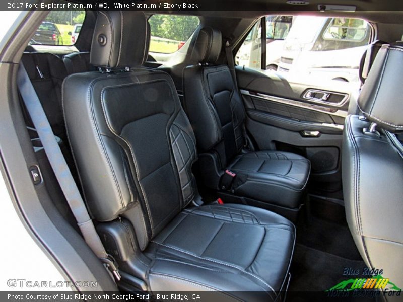 White Platinum / Ebony Black 2017 Ford Explorer Platinum 4WD