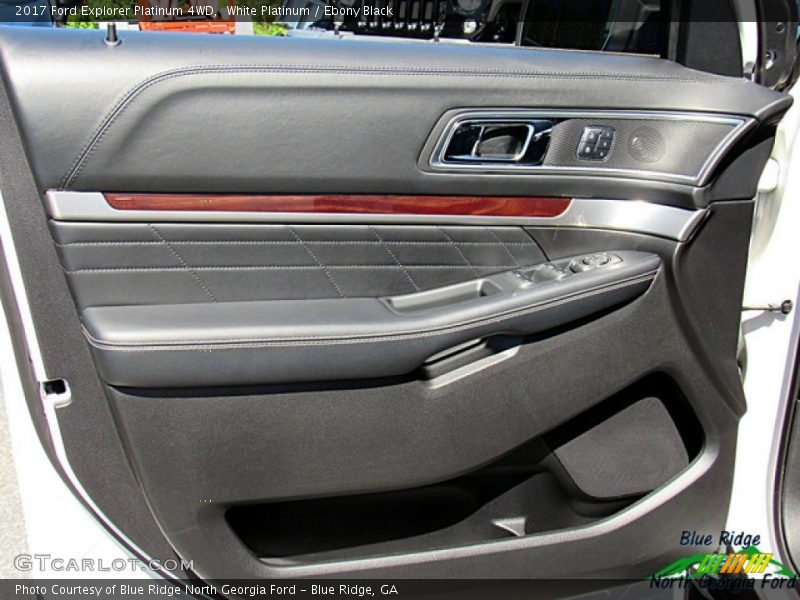 White Platinum / Ebony Black 2017 Ford Explorer Platinum 4WD