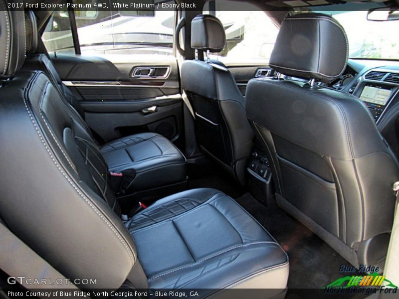 White Platinum / Ebony Black 2017 Ford Explorer Platinum 4WD